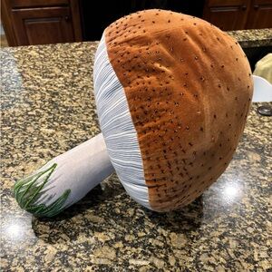 NWOT John Derian Plush Mushroom Pillow
